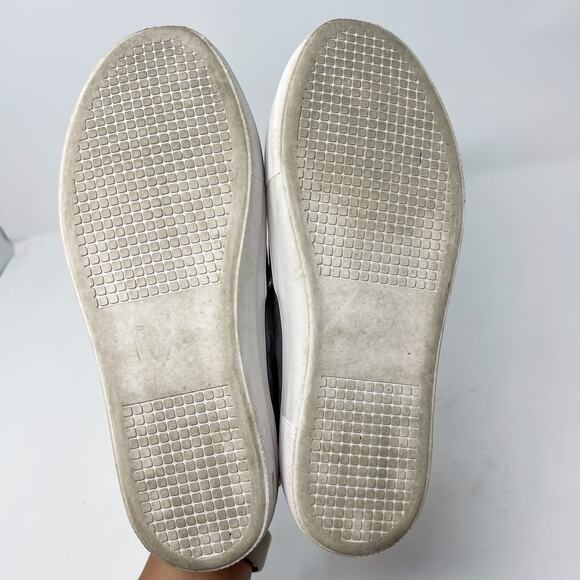 Steve Madden Womens Size 7 Gray Suede Leather Gills Platform Slip On Sneaker - Picture 9 of 11